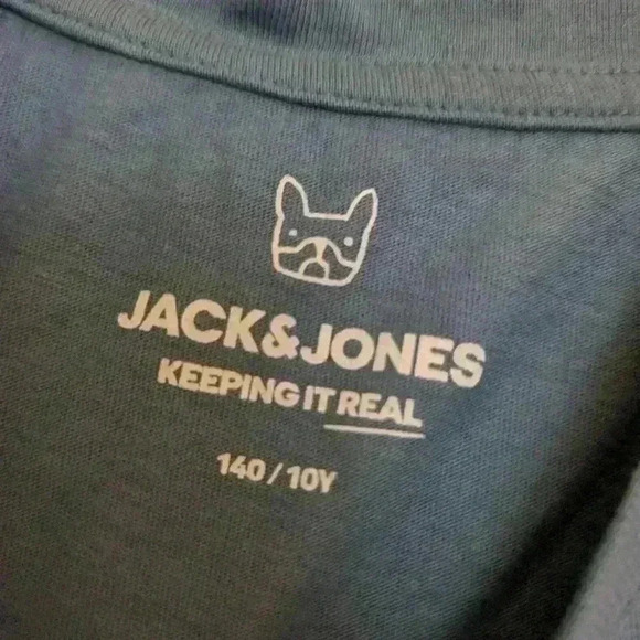 Jack Jones blue logo t shirt boys 10years - Picture 3 of 3